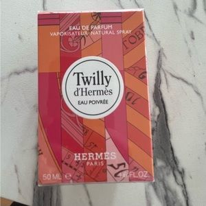 NWT Hermes Twilly Eau Poivree perfume 50ML bottle.